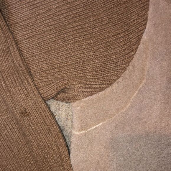 Vintage 1970’s Suede Leather Sweater Jacket | Large - Picture 5 of 14